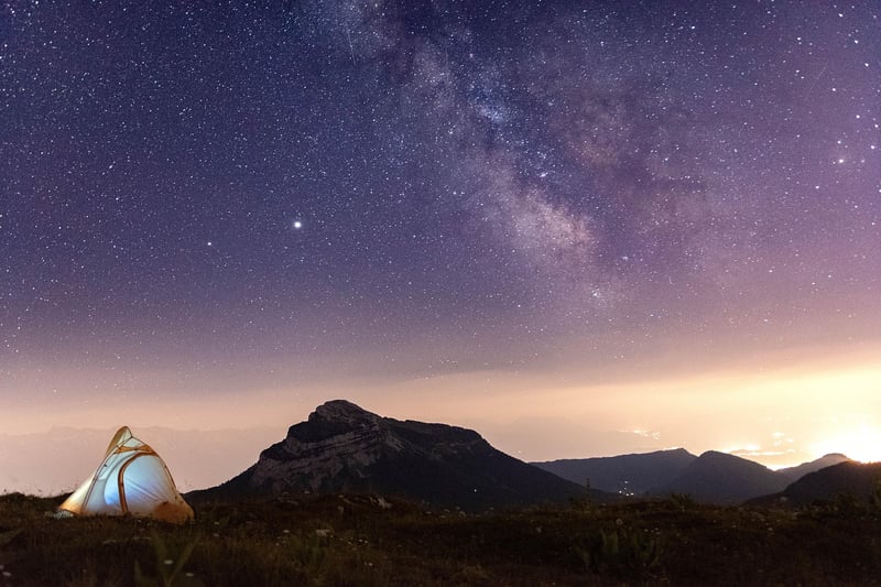 Camping Adventure at Night